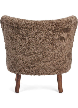 Emil Loungesessel | Lammfell Premium Taupe