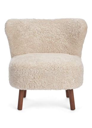 Emil Loungesessel | Lammfell Premium Beige