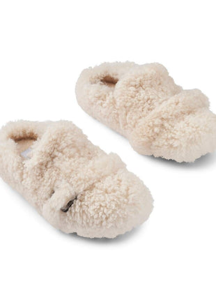 Fluffy Curly Slippers | Lammfell