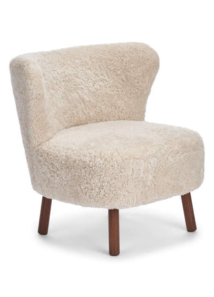 Emil Loungesessel | Lammfell Premium Beige