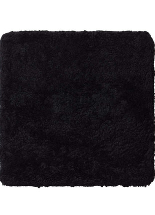 Lammfellhocker | Kurzhaar | Neuseeland | 40x40x35 cm Schwarz