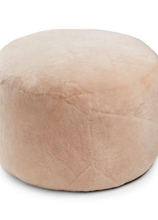 Lammfellpouf Premium | Neuseeland | Mokassin | D55x46 cm - Lammfellhaus.de