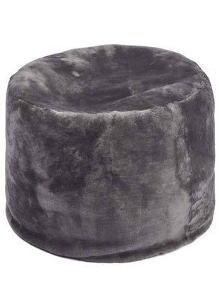 Lammfellpouf Premium | Neuseeland | Mokassin | D55x46 cm - Lammfellhaus.de