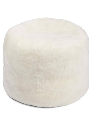 Lammfellpouf Premium | Neuseeland | Mokassin | D55x46 cm - Lammfellhaus.de